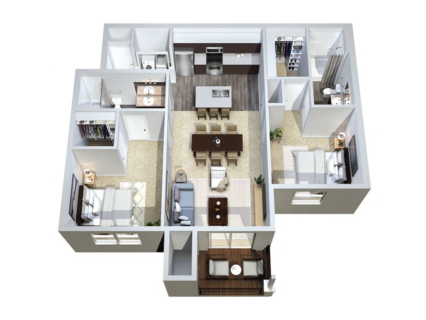 Palomino Two-Bedroom Apartment | Apartments For Rent Fort Collins